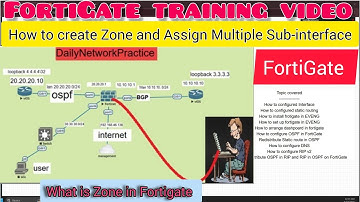 Day 25 How to create Zone and Assign Multiple Sub-interfaces in Zone on Fortigate #fortigate