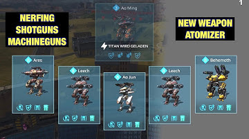 War Robots Atomizer & Shotguns/Machine Guns Nerf