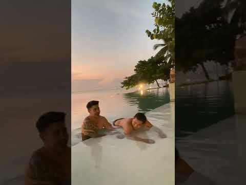 Evening pool 2 U Pattaya Resort Sattahip