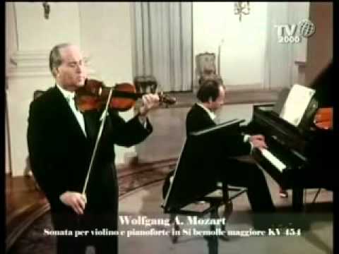 Mozart, Sonata for piano and violin KV 454 - Ojstrach, Badura-Skoda 1/2