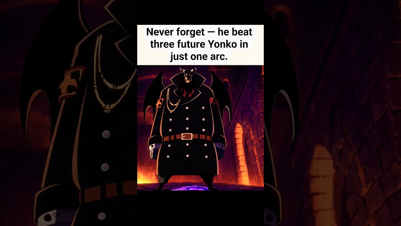 Never forget — he beat three future Yonko in just one arc