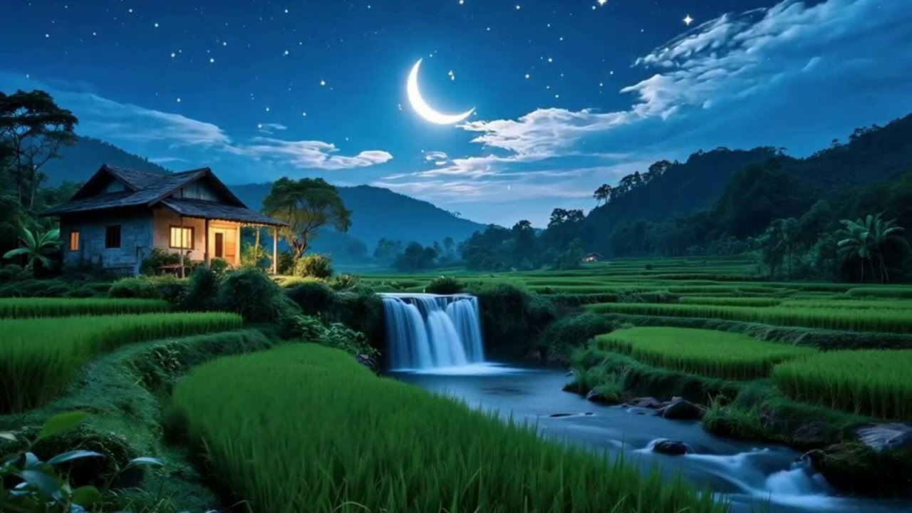 Peaceful Night 🌑Healing of Stress,Anxiety and Depressive States,Stop Overthinking,sleep 70