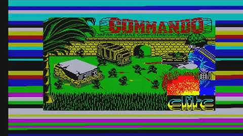 Spectrum Loading Screen & The Classic Game Commando! 🕹️