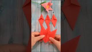 Paper Flower making||Lily ||handmade flowers #diy
