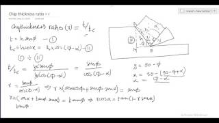 Metal Cutting(Problems)/Manufacturing/ For Gate, ESE, ISRO, BARC, JE/Mechanical