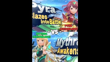 Pyra Vs Mythra #edit #xenoblade #xenobladechronicles #mythra #smashultimate #capcutedit #thankyou