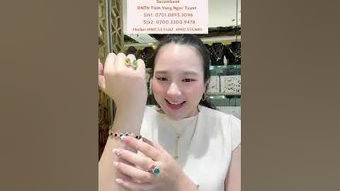 Ngọc tuyết lên sản phẩm hót mới nhẫn hoa hồng