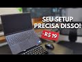 Suporte Base de Notebook BARATA e de Alumínio que Você PRECISA! (7 Níveis de Inclinação) só 19 reais