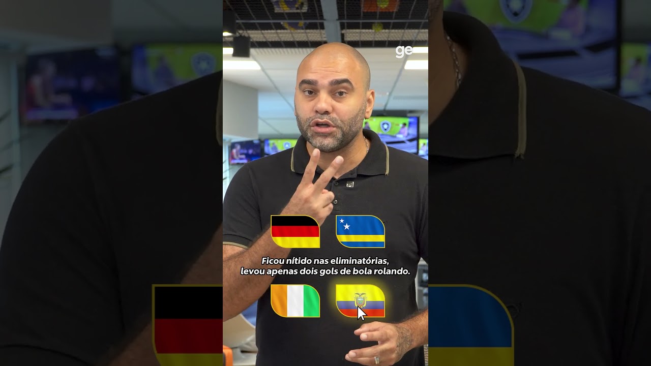 GRUPO E: ALEMANHA, CURAÇAO, COSTA DO MARFIM E EQUADOR | #shorts | ge.globo