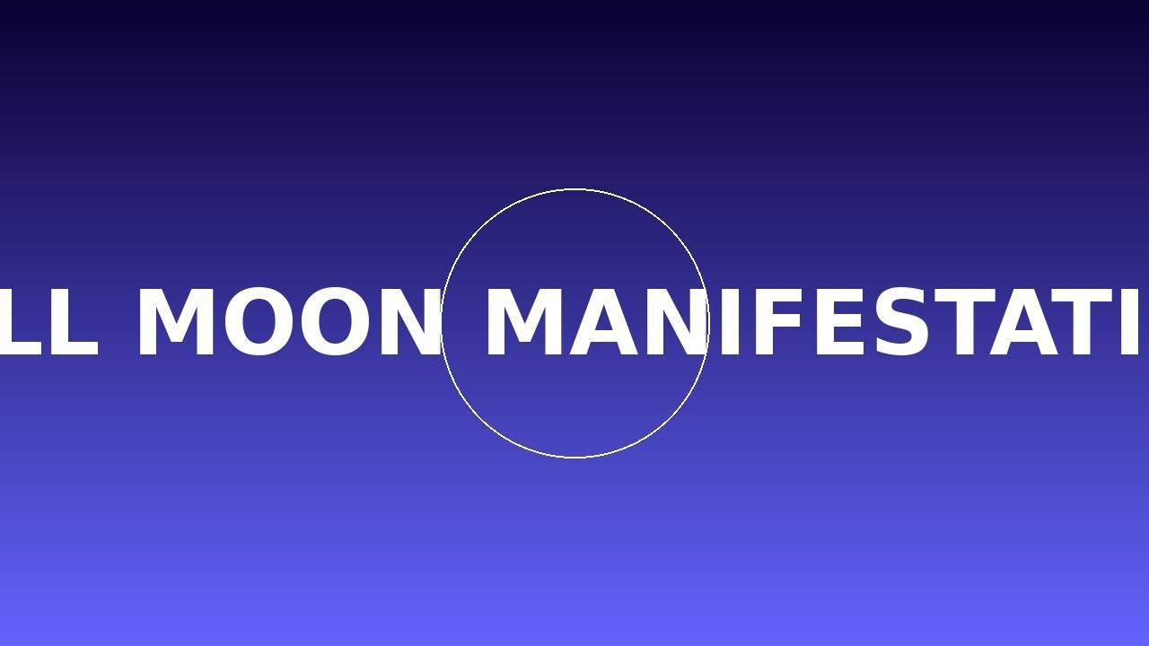 HARNESS THE MOON'S POWER! 🌕 Full Moon Manifestation Guided Meditation ...