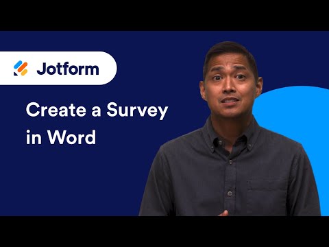 Creating a Survey in Microsoft Word