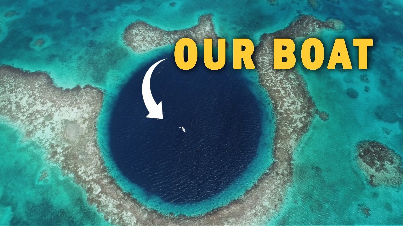 ⁣The Most Surreal Place We’ve Sailed | Belize’s Blue Hole