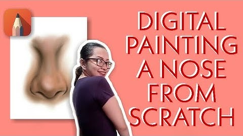HOW TO PAINT A NOSE FROM SCRATCH ON AUTODESK SKETCHBOOK MOBILE | Pat Sid