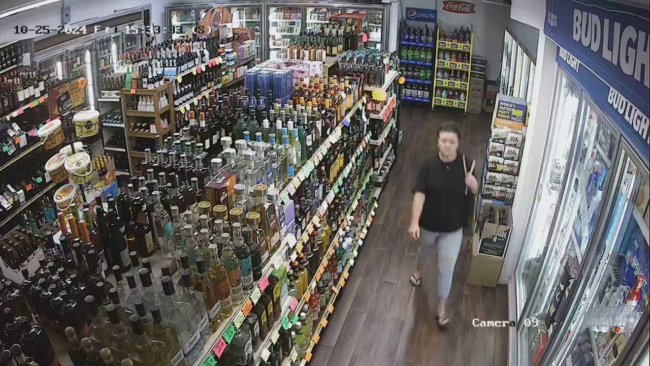 Stolen liquor from liquor store