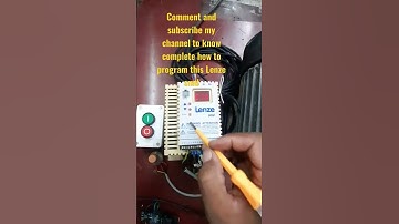 How to program this Lenze smd 3kw 500Hz 440v #Short video