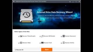 IUWEshare External Drive Data Recovery Wizard 1 8 8 8 Unlimited 1F ZP CP UL screenshot 4