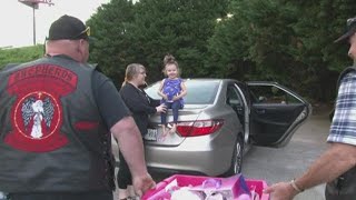 East Tennessee girl receives escorts as she waits kidney donor