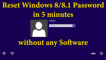 How to Reset Windows 8/8.1 Password without any Software and Data loss