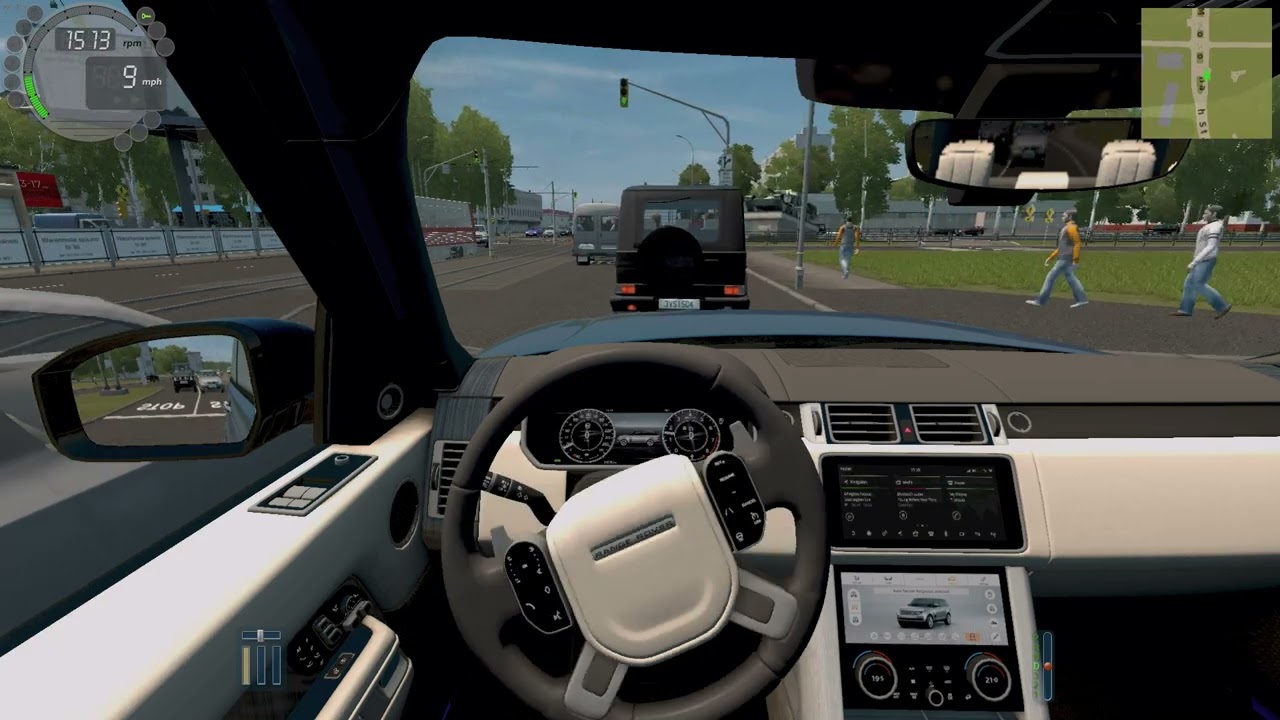 City Car Driving |  2018 Range Rover SVA | Realistic Driving