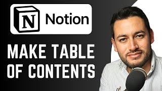 How To Make Table of Contents in Notion | Insert automatic contents block | Notion Tutorial