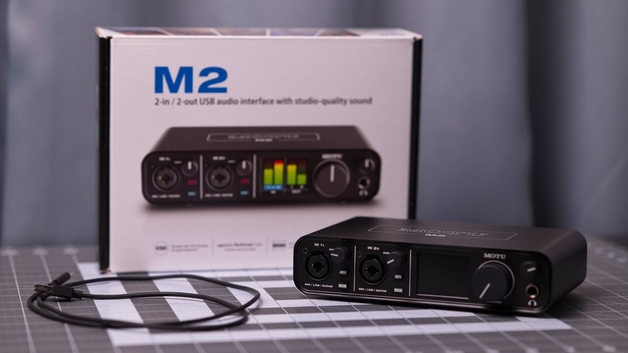 Motu M2 USB-C 2 In 2 Out Audio Interface - For Sale