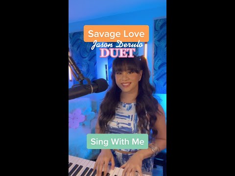 Savage Love - Jason Derulo- Duet (Sing With Me) #savagelove #jasonderulo #singingduet