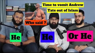 Vomit Andrew Tate Out Of Islam Who Said ? Mohammed Hijab , Ali Dawah Or Smile 2 Jannah Zeeshan