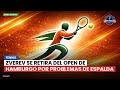 Zverev se retira del Open de Hamburgo por problemas de espalda