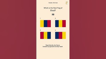 Find the Real Flag 6 • Chad #flag #quiz