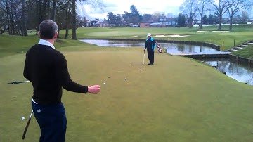 Dan Maxwell eagles the10th hole at The Belfry.