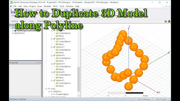 How to Duplicate 3D Model along Polyline