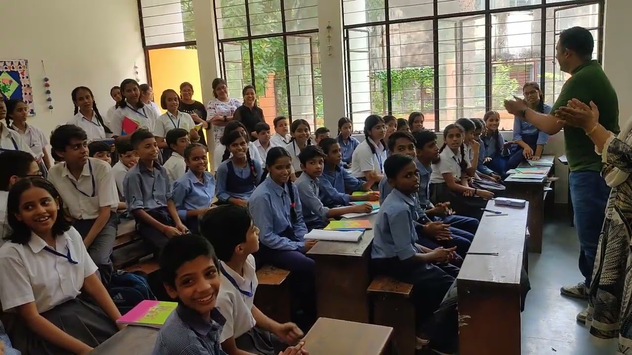 Interaction of students of OS, IITK and Social Service club, Sheiling house School, Kanpur