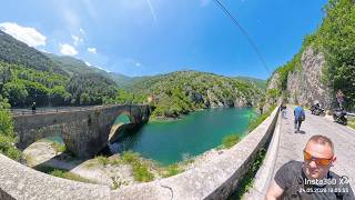 24-05-26 Gole del Sagittario in moto (Anversa degli Abruzzi - Villalago - Scanno) AQ 4K