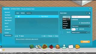 smallworlds: how to make an object say your name!