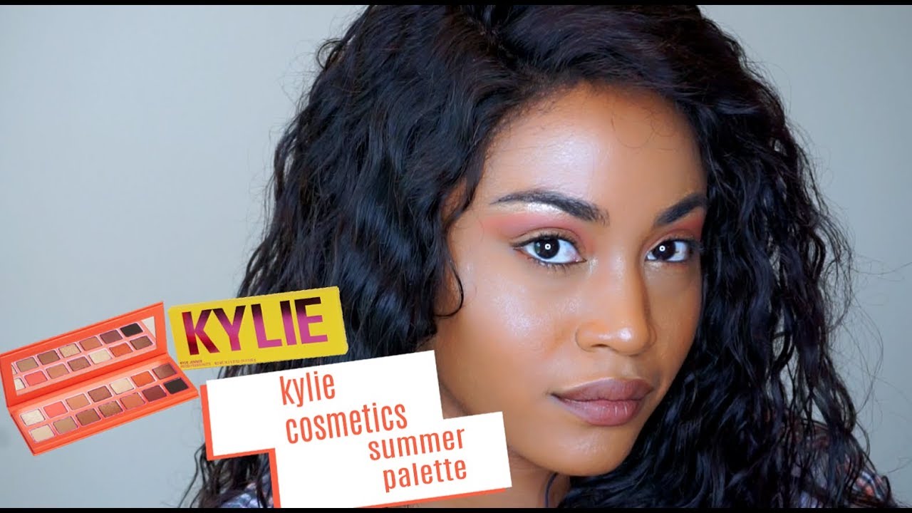 kylie cosmetics summer palette 2018 Review