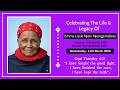 Celebrating The Life Of The Late Emma Lizzie Njoki Njoroge Kabetu 1937 2026