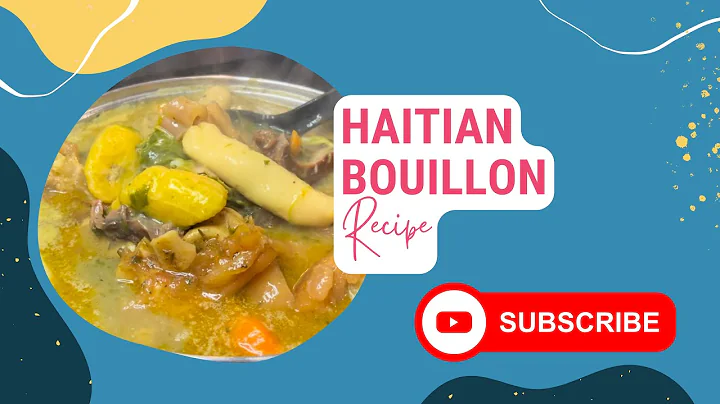 How to Make the BEST Haitian Bouillon | Haitian Soup Recipe | Haitian Food