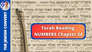 Torah Reading | Numbers Chapter 26 in Hebrew with English Translation