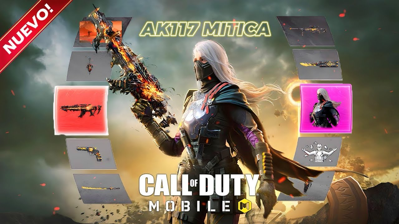 Comprando la AK-117 Grim Ending COD MOBILE 