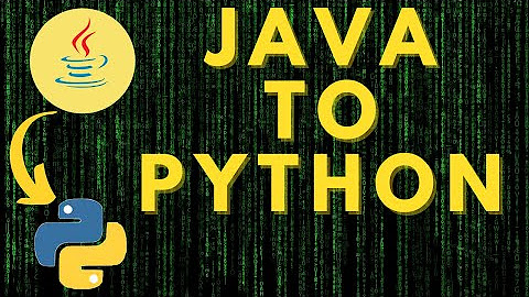 Java to Python - YouTube