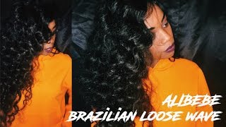 MY NEW FAVORITE TEXTURE | Alibebe Brazilian Loose Wave Install screenshot 4