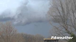 Photogenic Gust Front + Lightning - 4-20-2015