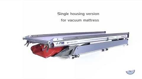 Electromechanical stretcher support with single or double housing mod. Compact EL