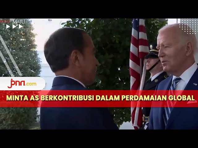 Bertemu Joe Biden, Jokowi Minta Biden Turut Hentikan Kekejaman Di Gaza