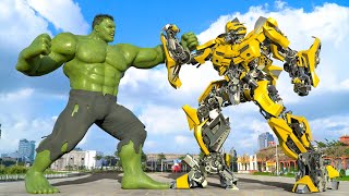 Transformers: The Last Knight - Bumblebee vs Hulk หนังเต็ม | พาราเมาท์ พิคเจอร์ส [HD]