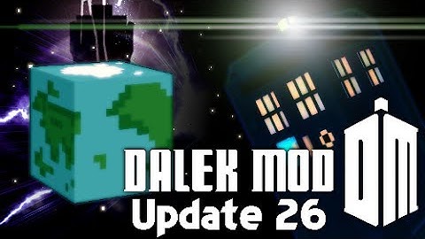 Dalek Mod Update 26┃Command Blocks & Greenscreens!