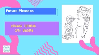 Cute Unicorn Drawing Tutorial screenshot 2