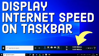 How to Display Internet Speed on Taskbar in Windows 10 / Windows 11 screenshot 2