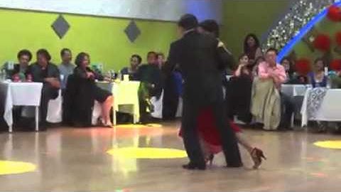 George & Del Dancing Argentine Tango-Dance Pavilion