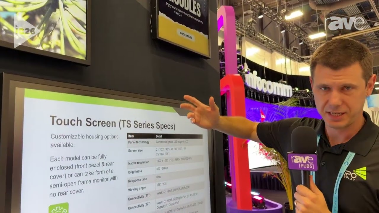 InfoComm 2026: GPO Display Features PoE Monitors and Touch Screens With Built-In Android SoC